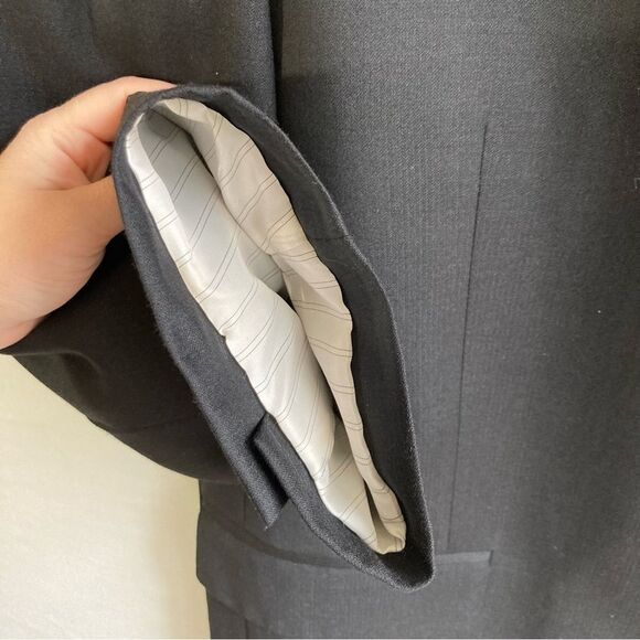 Ferretti Uomo Black Suit Jacket Blazer Wool Men’s 44S Sports Coat - Picture 5 of 16